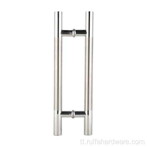 Hindi kinakalawang na asero glass door h hawakan
